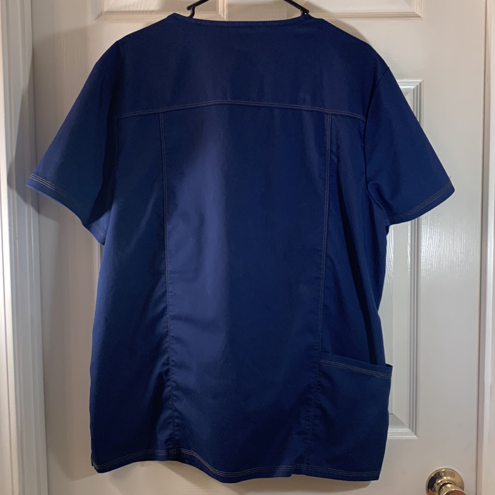 DICKIES Blue Scrub Uniform Top - Picture 3 of 8